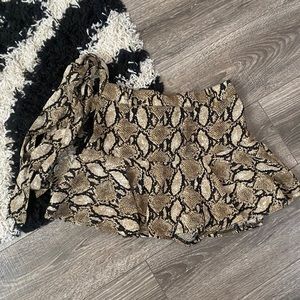 Mini skirt with shorts